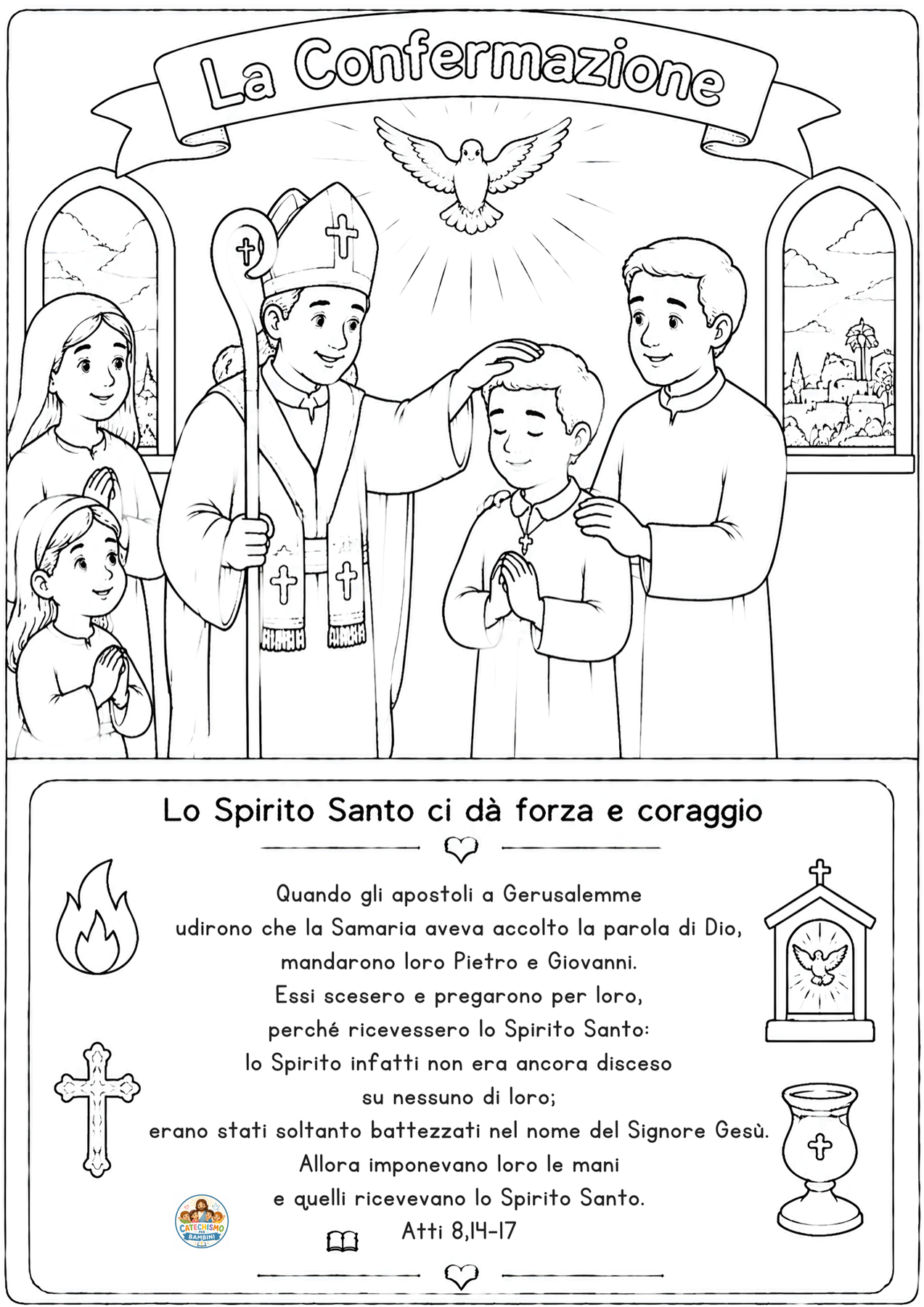 Disegno da colorare: La Confermazione