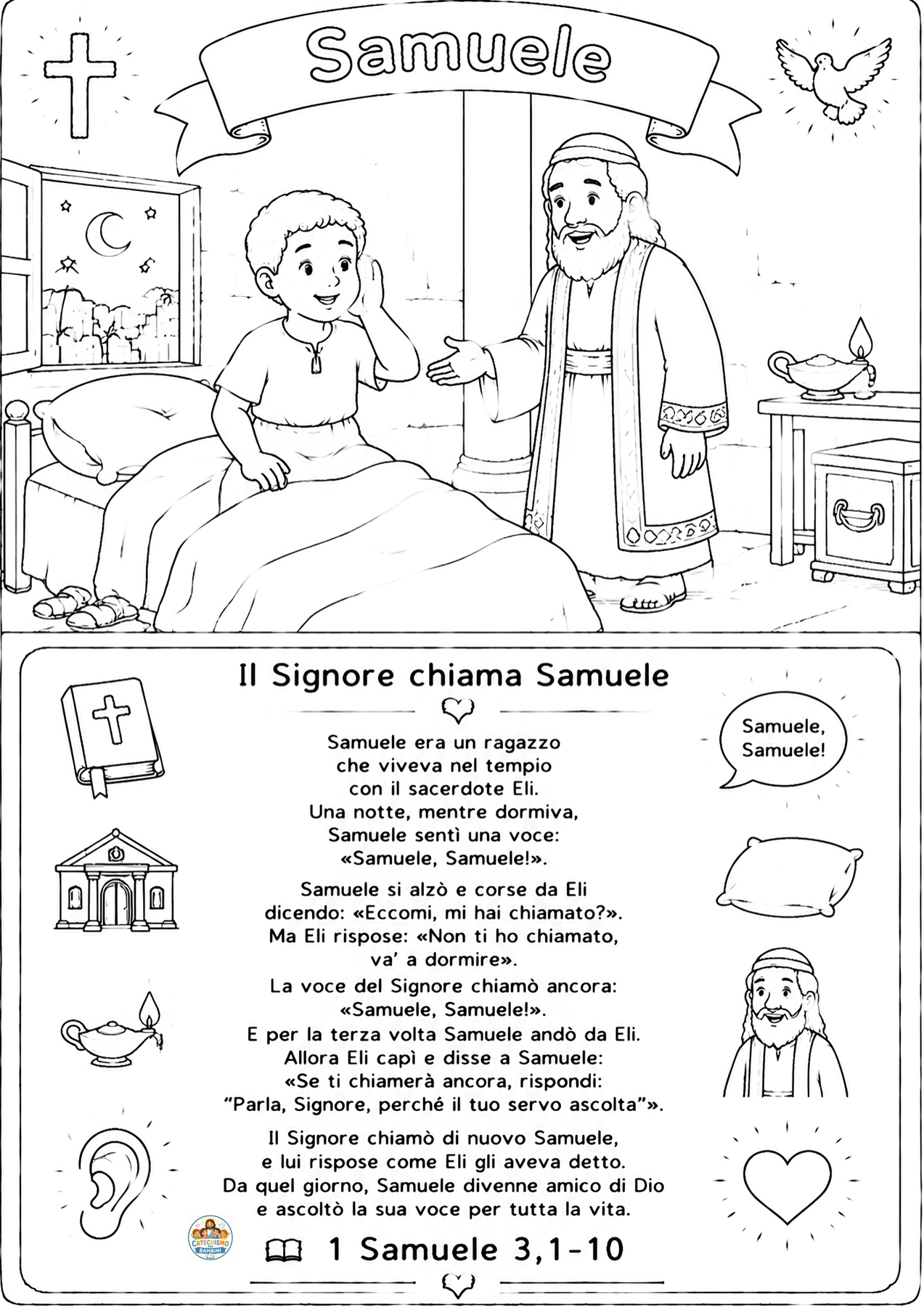 Disegno da colorare: Samuele