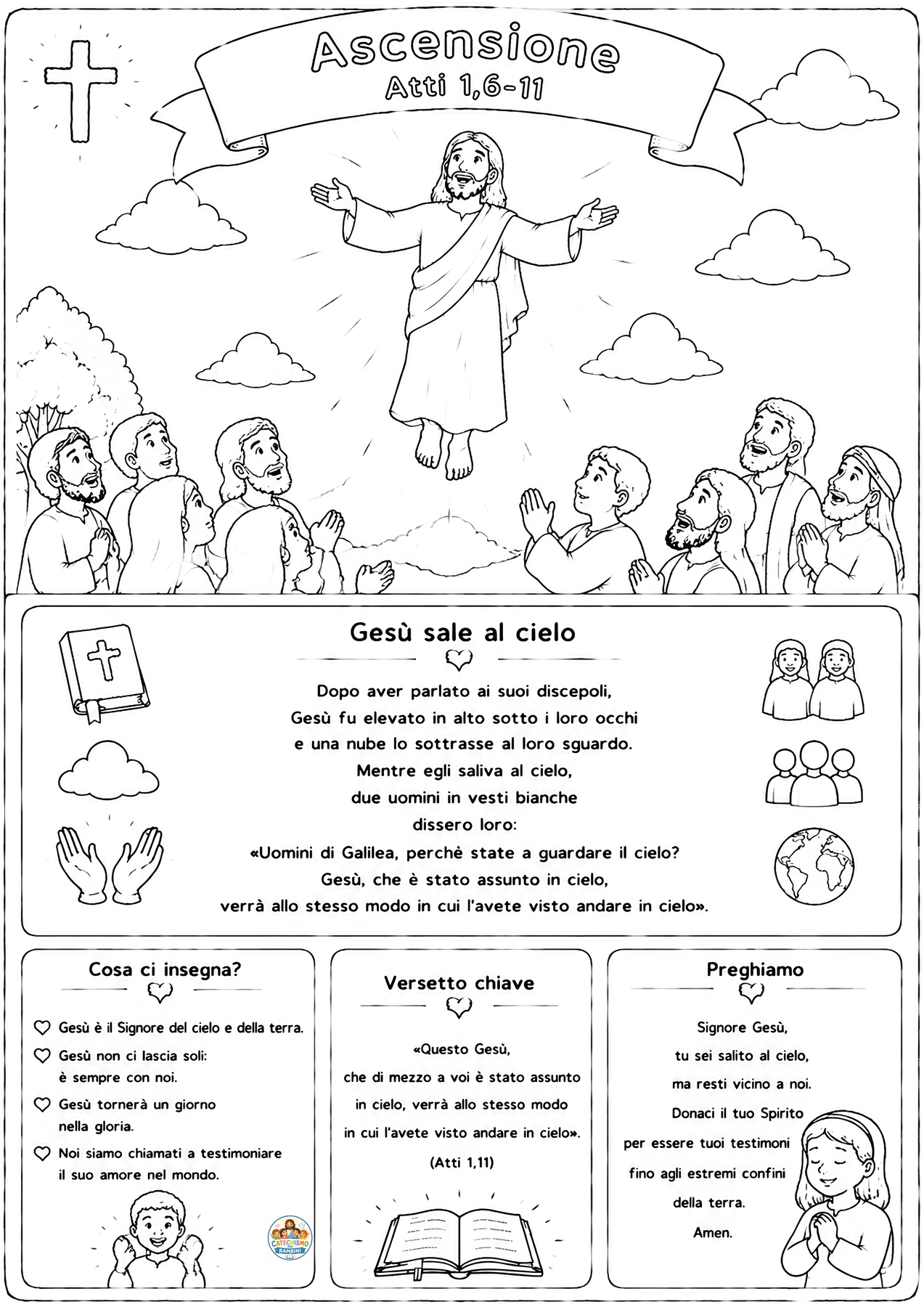Disegno da colorare: Ascensione