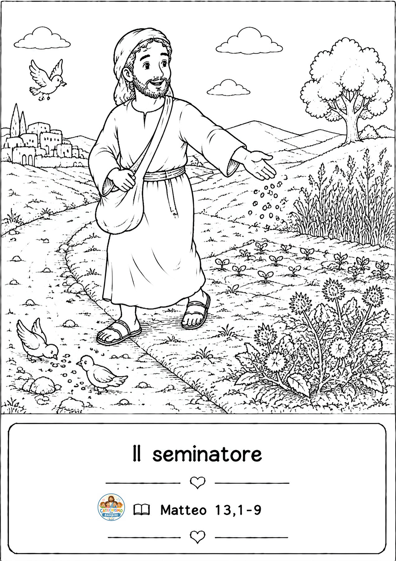 Disegno da colorare: Il seminatore