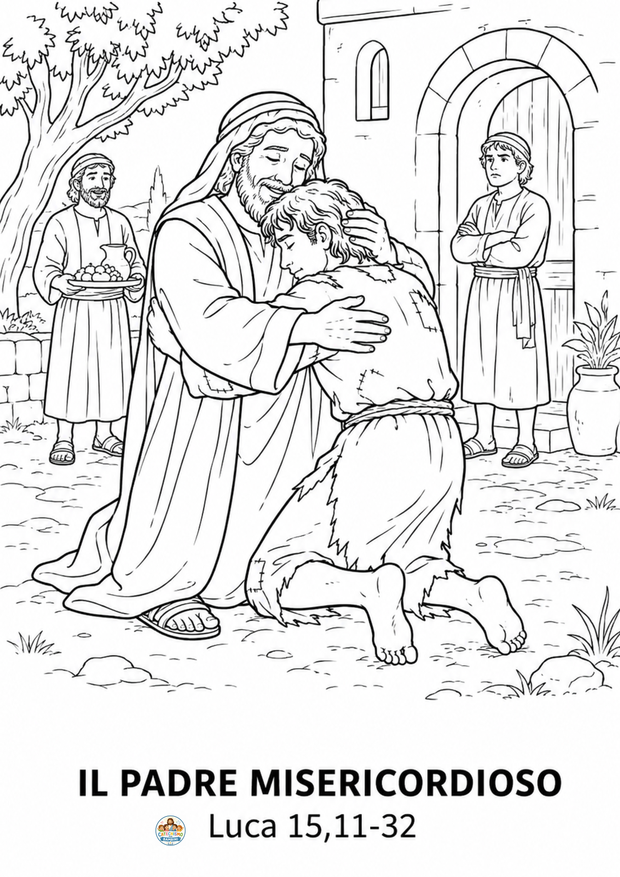Disegno da colorare: Il padre misericordioso