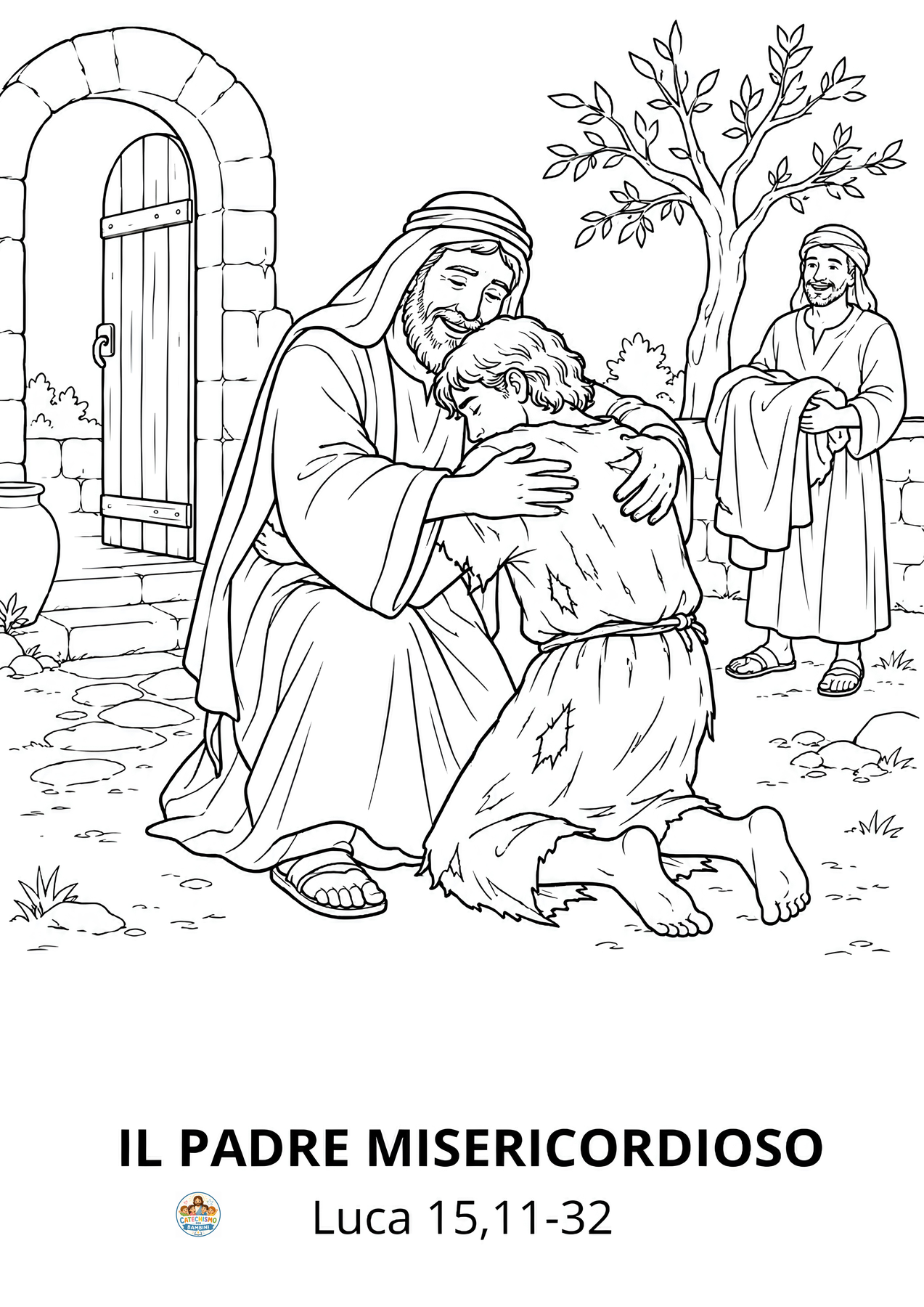 Disegno da colorare: Il padre misericordioso